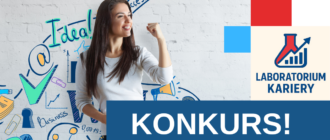 plakat z napisami konkurs